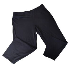 Habitat Clothes to Live In Women's Sz XXL Black Capri Pull On Pants